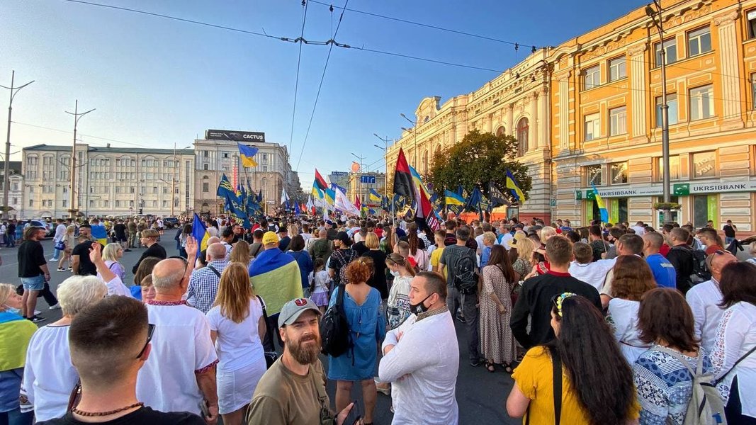 "Марш защитников" в Харькове, День независимости Украины в 2021 году