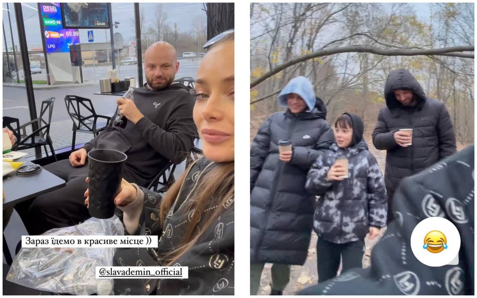 Парочка провела час разом зі своїми синами