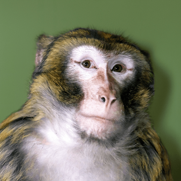 Макака у Київському зоопарку