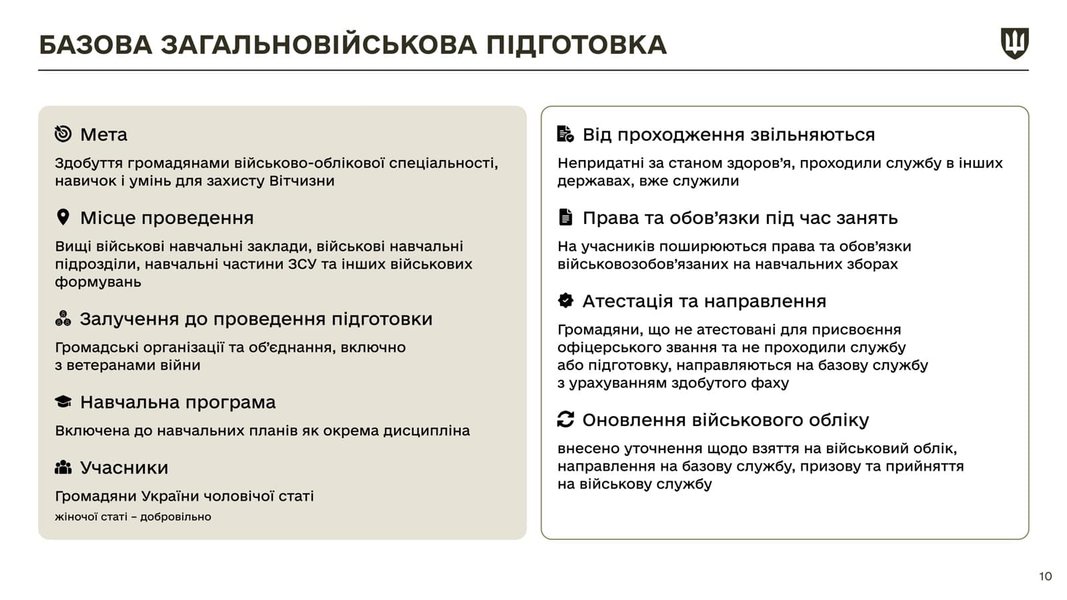 Базовая общевойсковая подготовка — основные положения