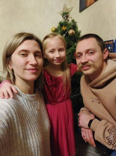 Військовий Дмитро Горнов із сім'єю