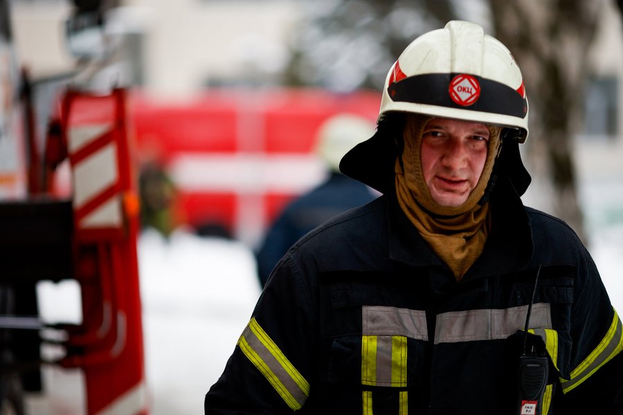 пожарные, пожар, харьков