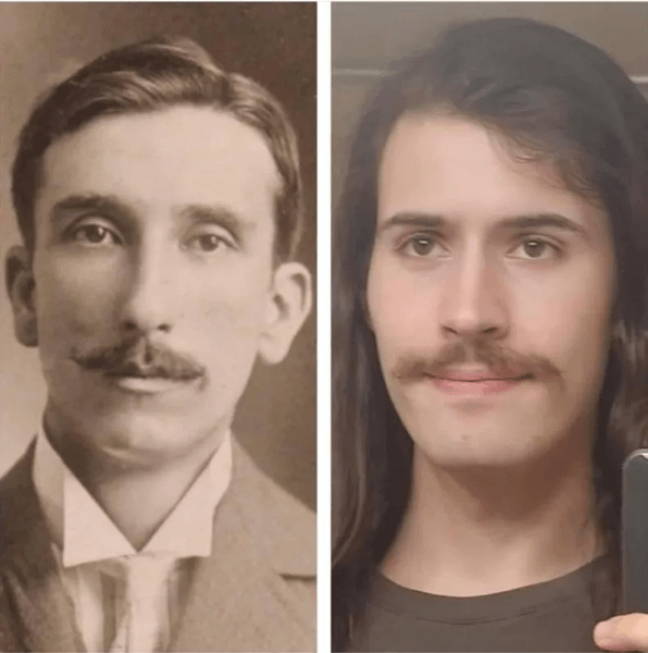 Семейные фото, старые фото, 120 лет фотографии, фото прадеда, фото родственников, двойник, похож на прадеда,