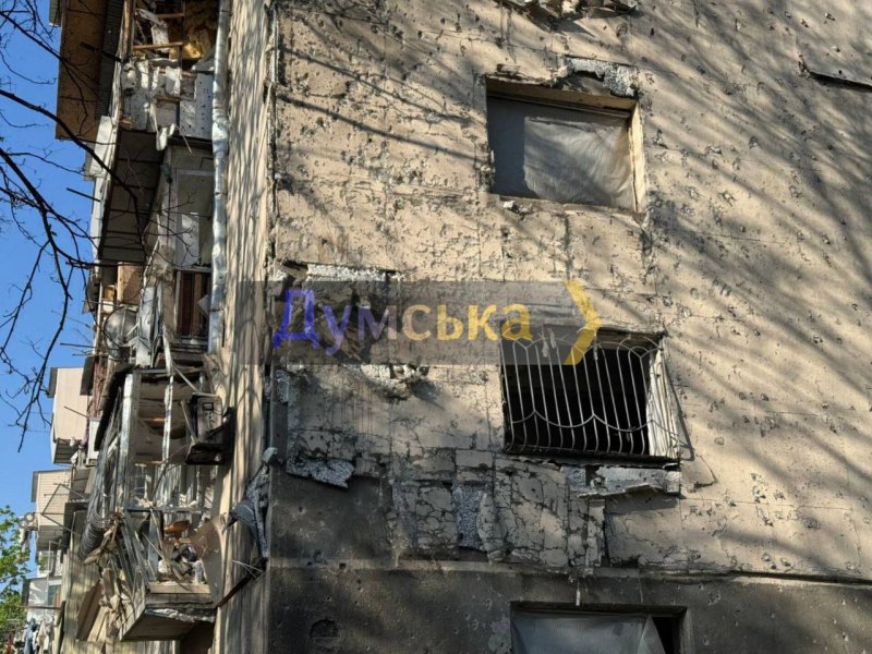 Ударний БПЛА прилетів за 10 метрів від житлової п'ятиповерхівки