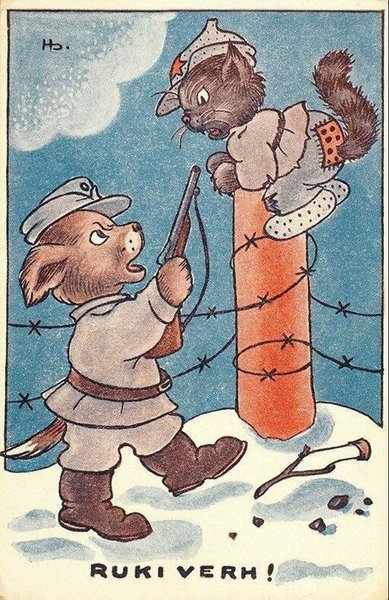 Фінські пропагандистські плакати часів Зимової війни