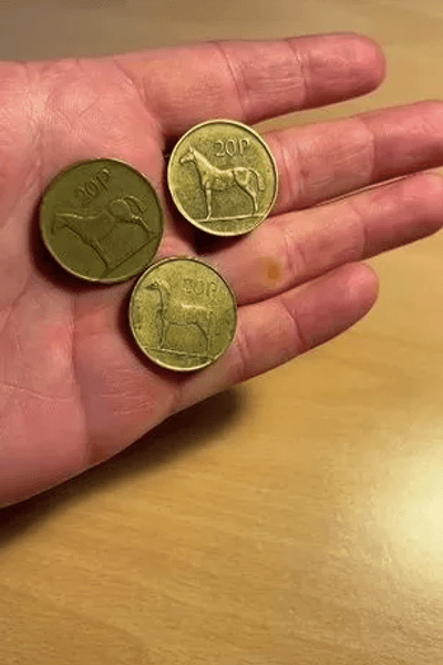 Редкая монета, монета Ирландия