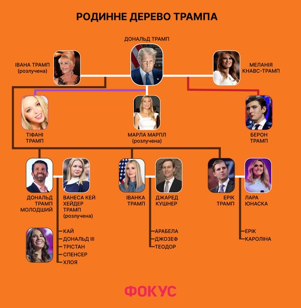Семейное дерево Дональда Трампа