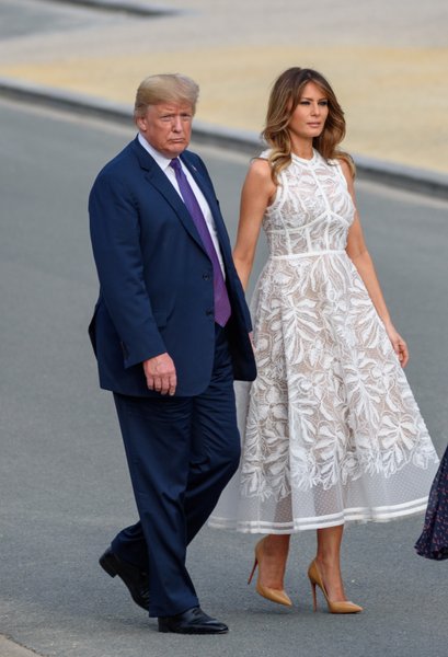 Мелания и Дональд Трамп