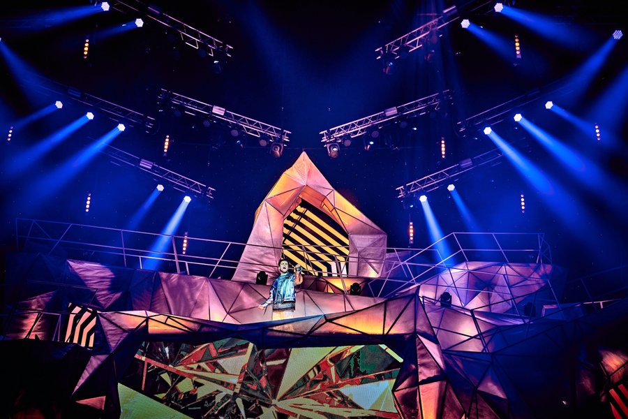 оля полякова, "Нова Cнігова королева", новогоднее шоу, новогоднее представление, шоу во дворце украина, дворец украина, мюзикл снежная королева, украинский мюзикл, новый год