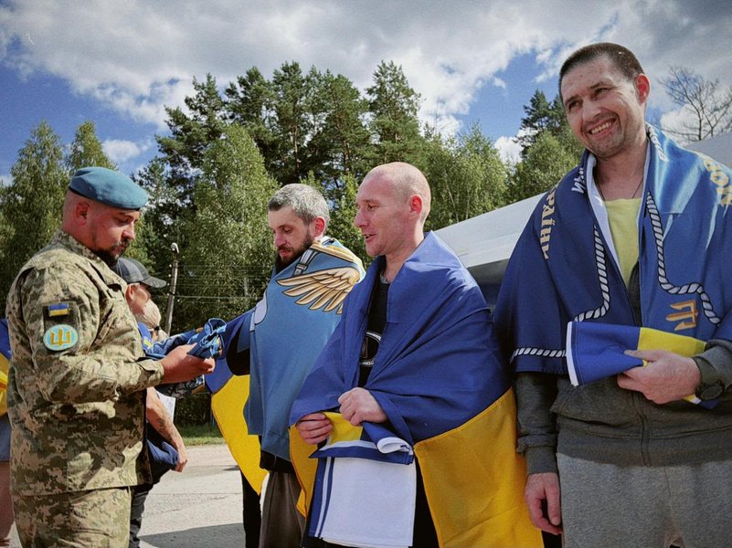 На День Незалежності додому повернулися українські бійці