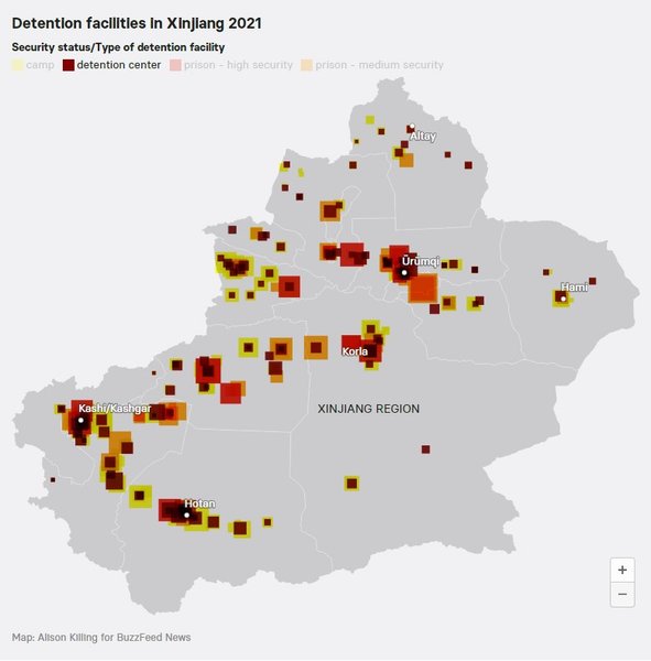 Китай, Синьцзян, СІЗО,