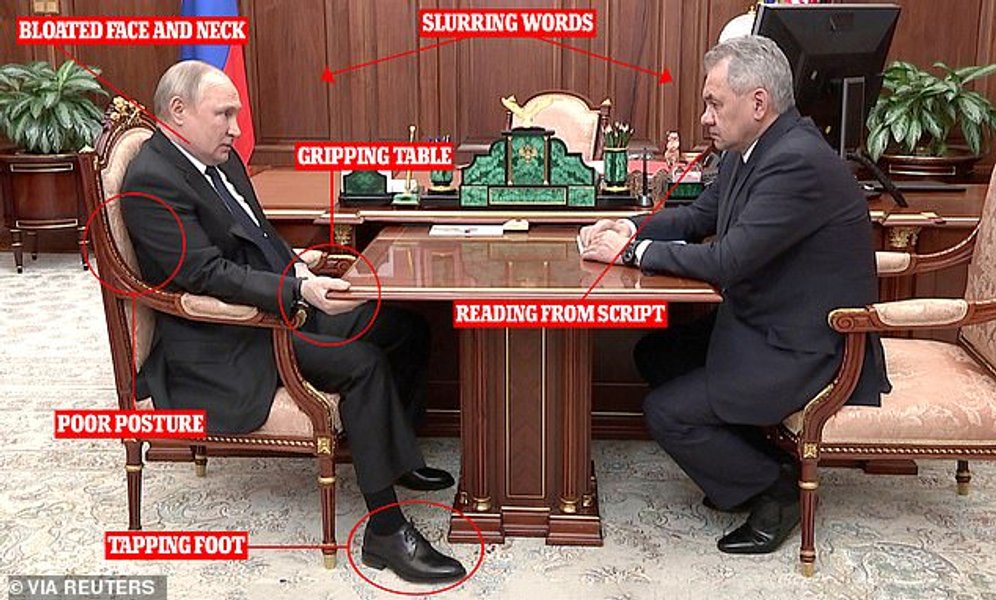 путин, стол, Шойгу.