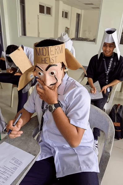 студент, филиппины, маска
