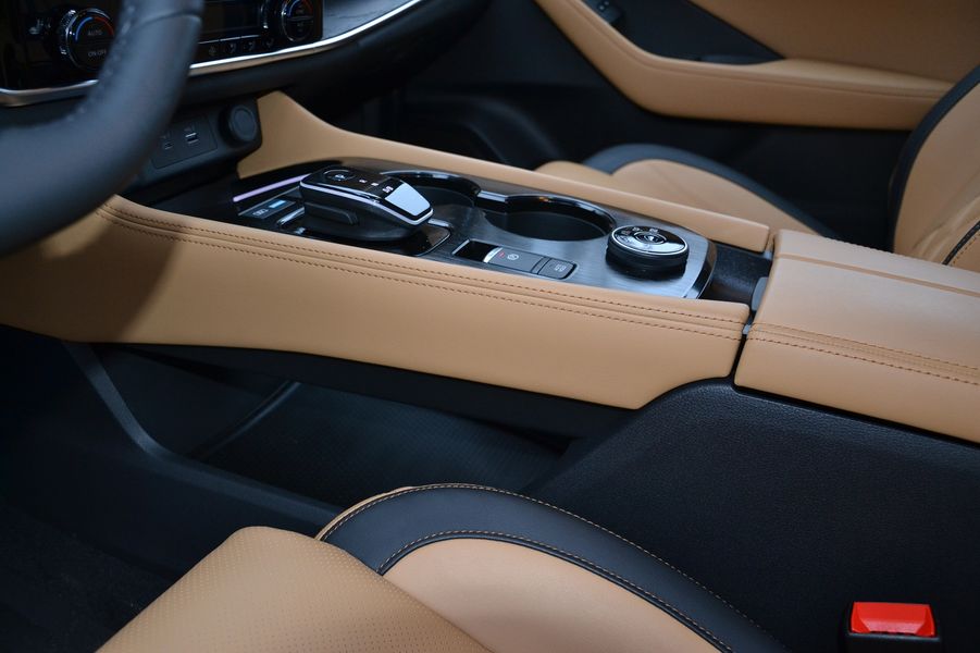 Центральная консоль Nissan X-Trail, Nissan X-Trail, Nissan X-Trail 2024, Nissan X-Trail e-Power, новый Nissan X-Trail, гибрид Nissan X-Trail