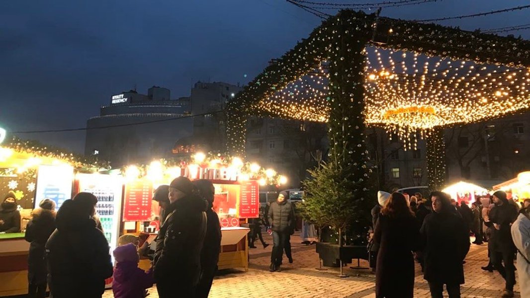 Новый год в Киеве 2022, елка