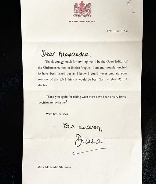 Принцесса Диана, редактор вог, Vogue , работа в Vogue, отказ, приглашенный редактор