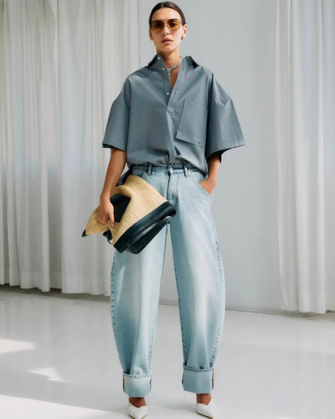 джинси-підкова джинси-підкова, модні джинси, літо 2025