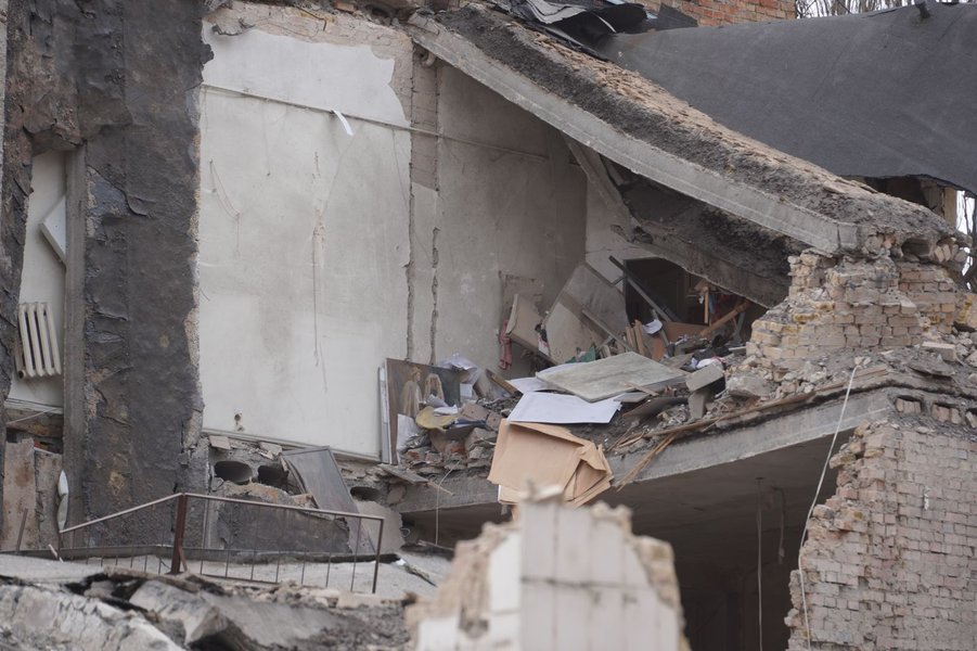 Наслідки атаки ЗС РФ на Академію мистецтв у Києві