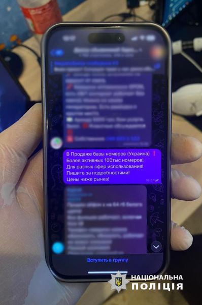 Telegram Telegram, персональні дані, кіберполіція