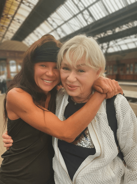 Руслана с мамой