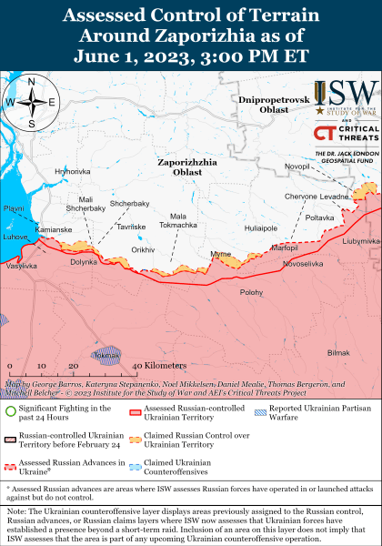 На южном фронте увеличилась активность ВСУ: россияне под плотным артобстрелом, — ISW