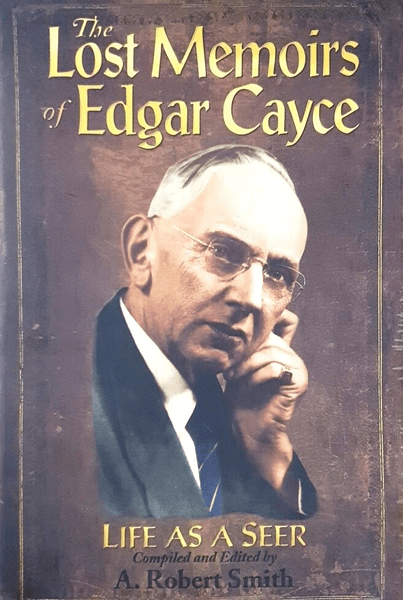 Портрет Эдгара Кейси на обложке книги "The Lost Memoirs of Edgar Cayce"