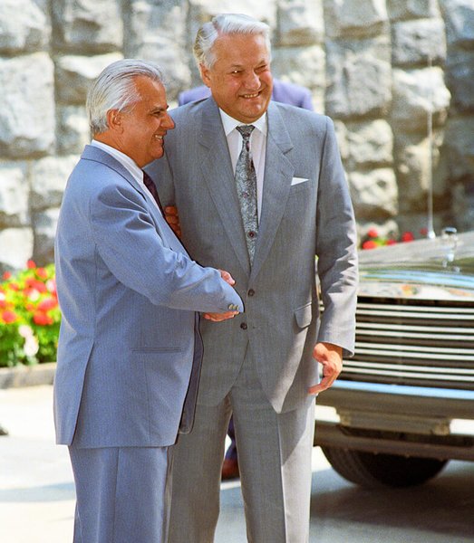 Борис Єльцин і Леонід Кравчук