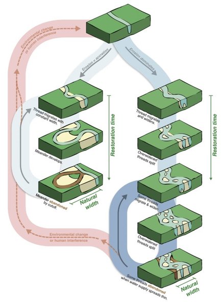 река, разделение рек