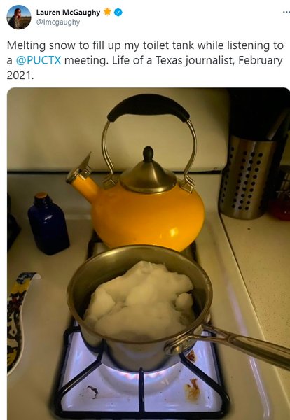 техас, чайник, розтоплений сніг — скріншот