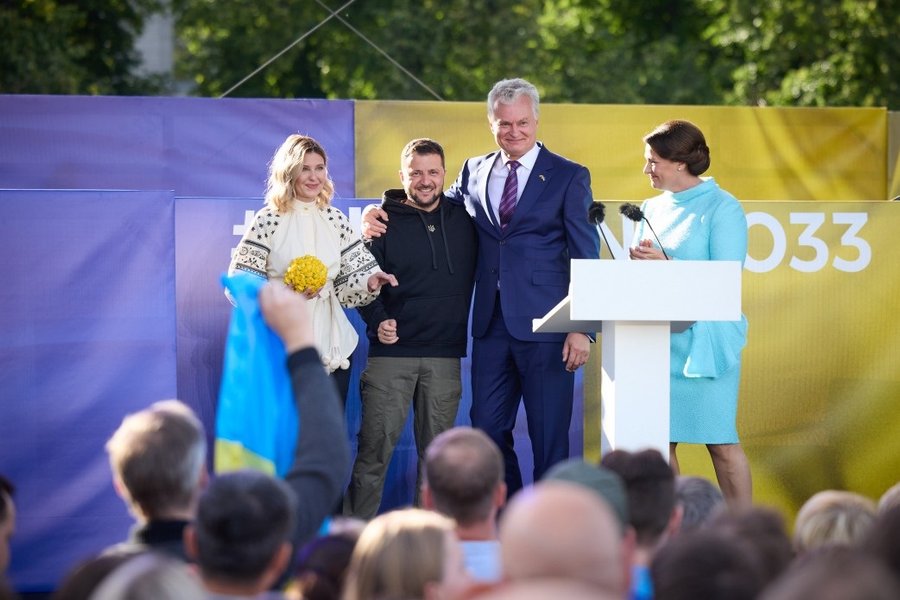 елена зеленская, владимир зеленский, саммит нато вильнюс