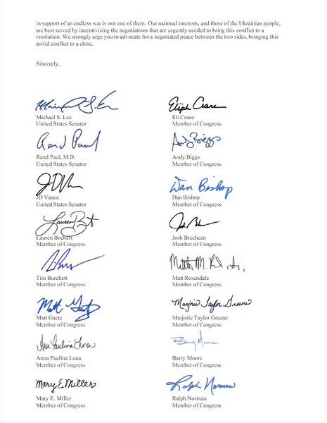 Джо Байден, допомога україні, війна в україні, конфлікт США та Росії, сенатори написали лист байдену