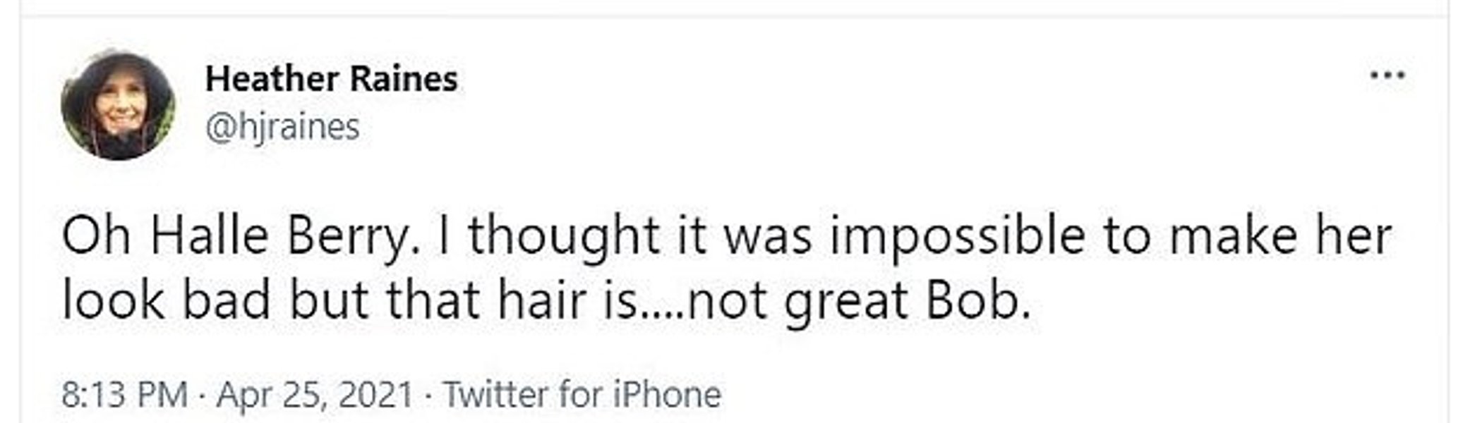 мем, Холли Берри, прическа