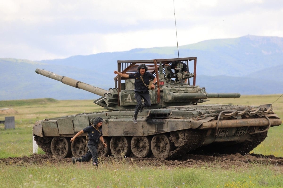 російські танки, захист від дронів
