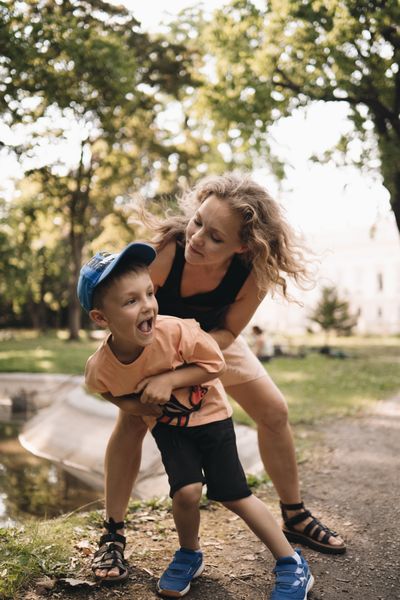 Олена Шоптенко разом з сином, Олена Шоптенко діти, Олена Шоптенко про якості сина