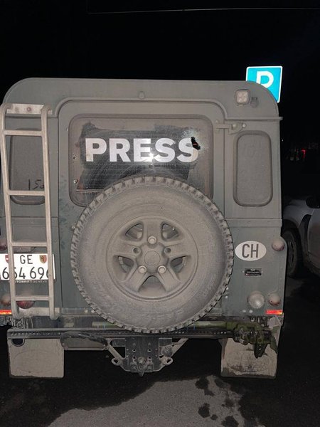 пресс, журналист, обстрелянный журналист