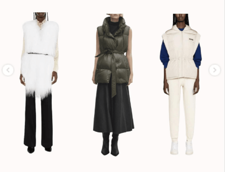 Модели жилетов на весну 2024 года