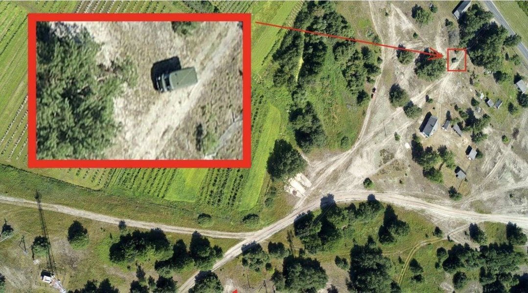 Белорусская граница вблизи Украины