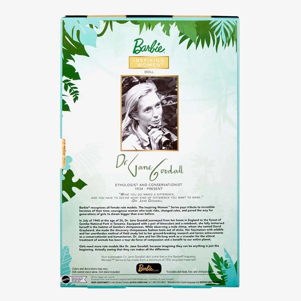 джейн гудолл, барби, приматолог, шипанзе, маттел