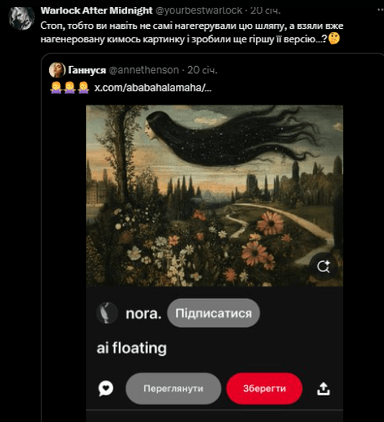 Дописи користувачів