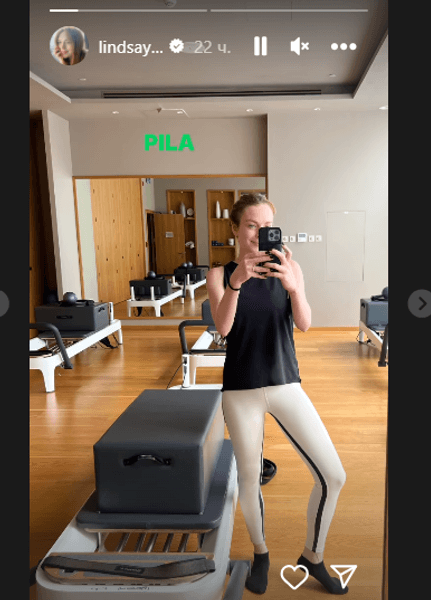 37-річна Ліндсі Лохан показала, як схудла через пів року після пологів