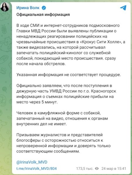 Вовк Ірина скрін Ірина Вовк телеграм