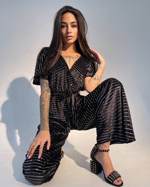 нарядный комбинезон, новогодний корпоратив, наряд на корпоратив, идея для наряда на корпоратив