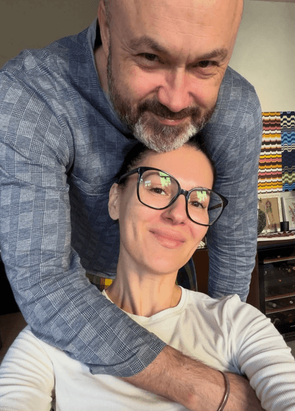 Маша Єфросиніна з чоловіком Тимуром