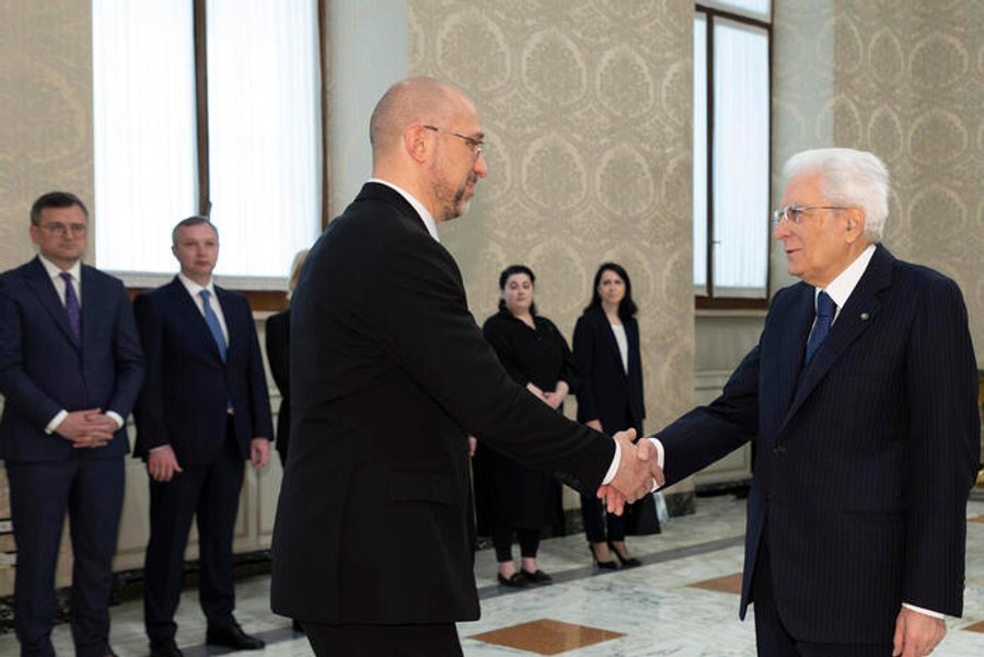 денис шмыгаль, президент италии, членство украины в ес, италия поддерживает украину в ес, президент италии на встрече с шмыгалем, италия поддержала членство украины в евросозе, будущее украины в ЕС