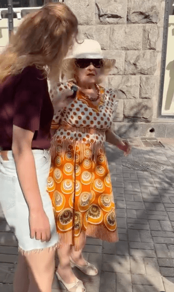 Пенсионерка из Киева поразила своим стилем
