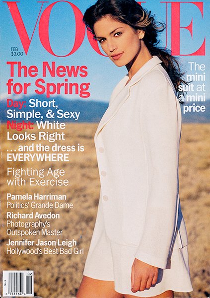 Синди Кроуфорд, модель, обложка журнала