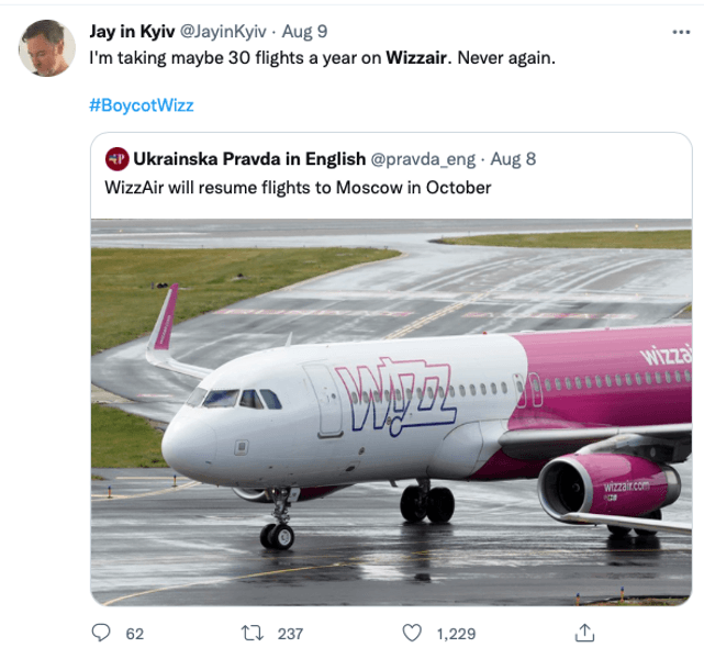 Критика Wizz Air