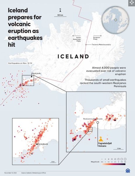 ісландія виверження вулкана