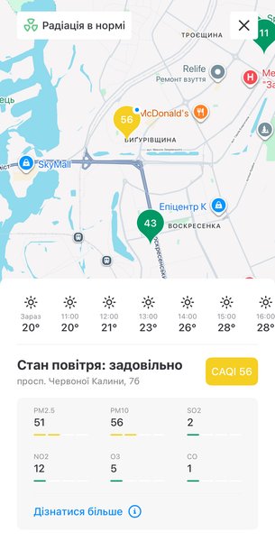 Загрязнение воздуха в Киеве фиксируются на Троещине