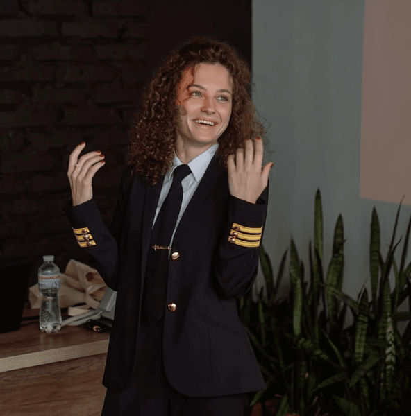 Пилотесса Юлия Слободянюк